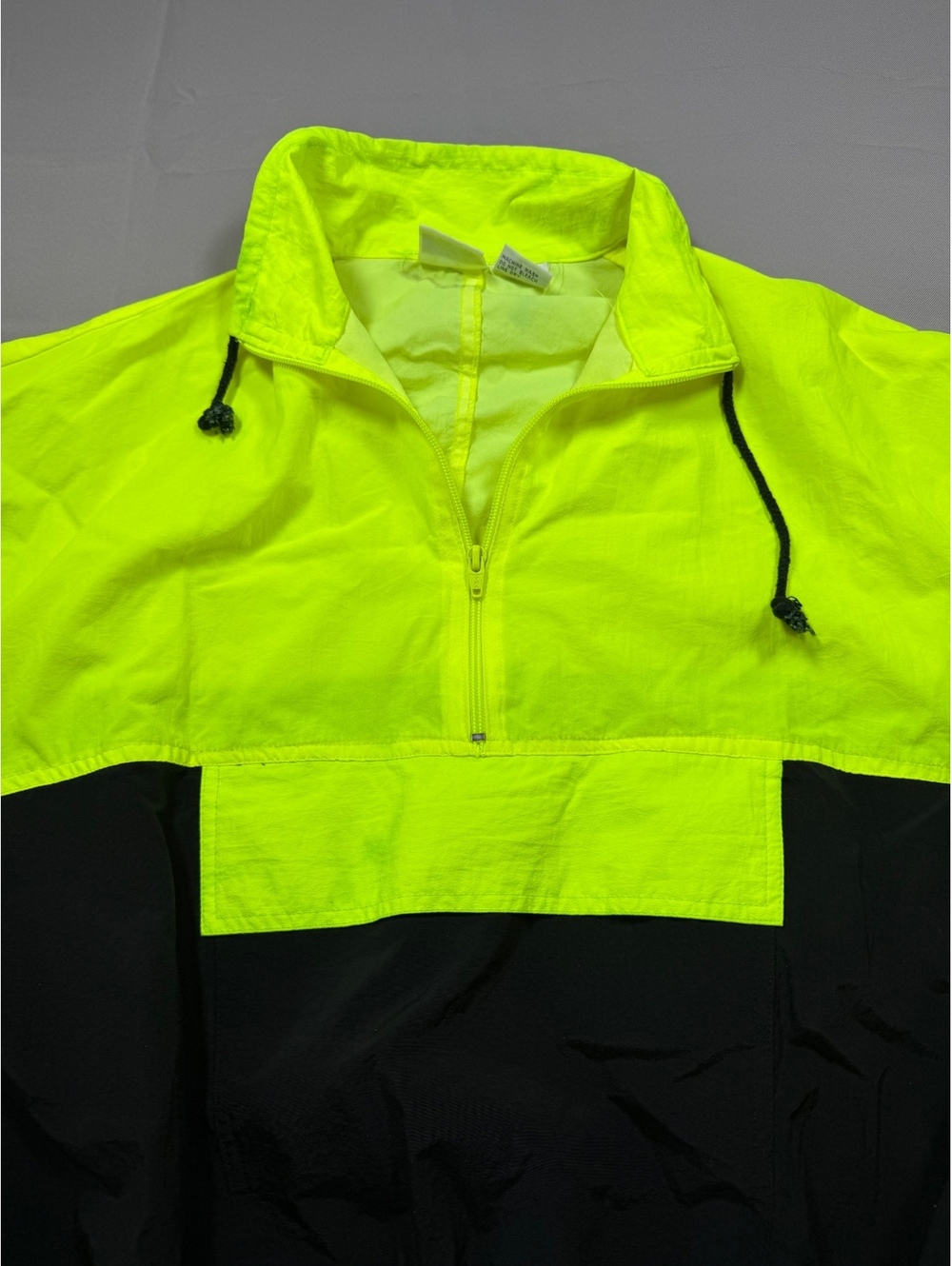 Vintage 90s Shore Club Neon Colorblock Windbreaker - Picture 4 of 8